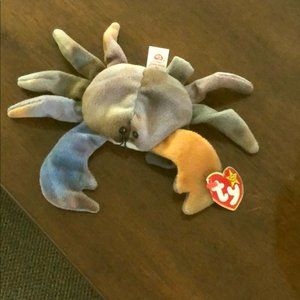 Rare Claude The Crab Beanie Baby  new